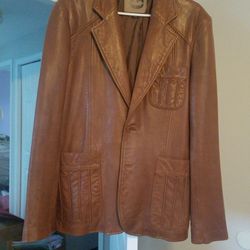 Men Leather Jacket By G Brand