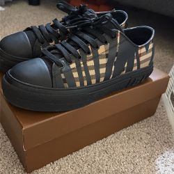Black Burberry Sneakers