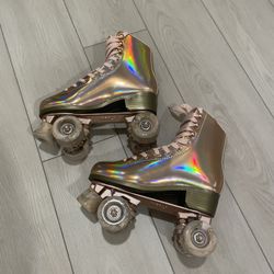 Impala rose gold women’s roller skates (size 8)