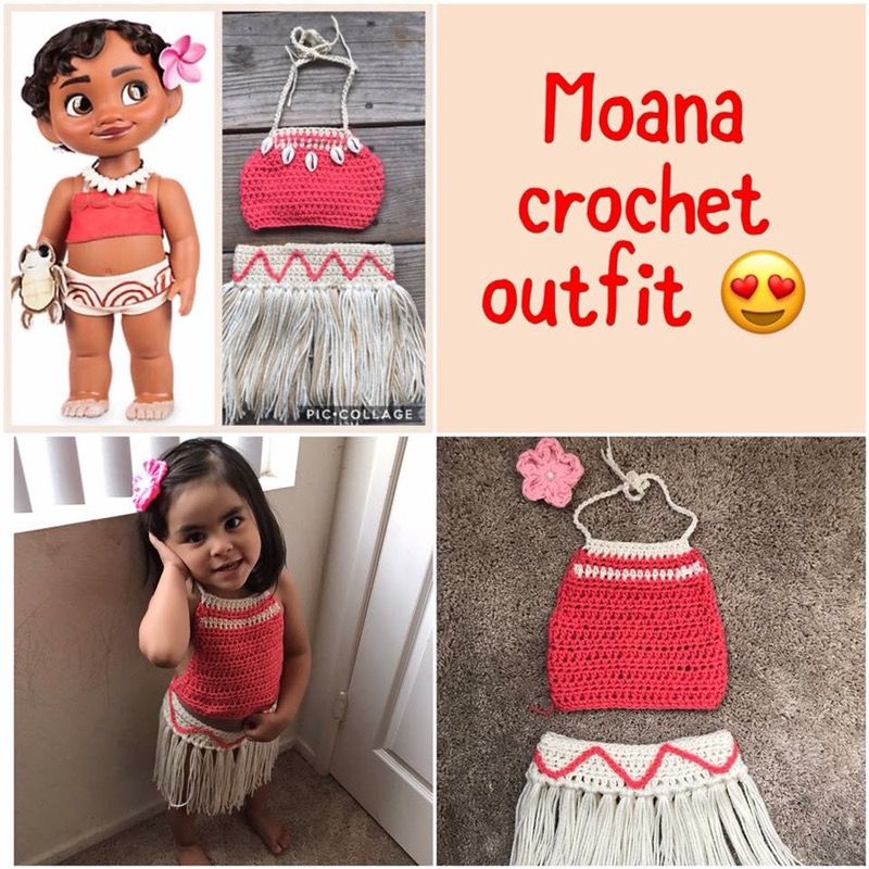 Crochet Moana Outfit for Sale in Dallas, TX - OfferUp