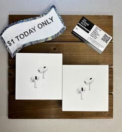 🎶Apple AirPods Pro 2nd Gen - Active Noise Cancellation, Adaptive Audio,Transparency Model🎶$1 Down Available