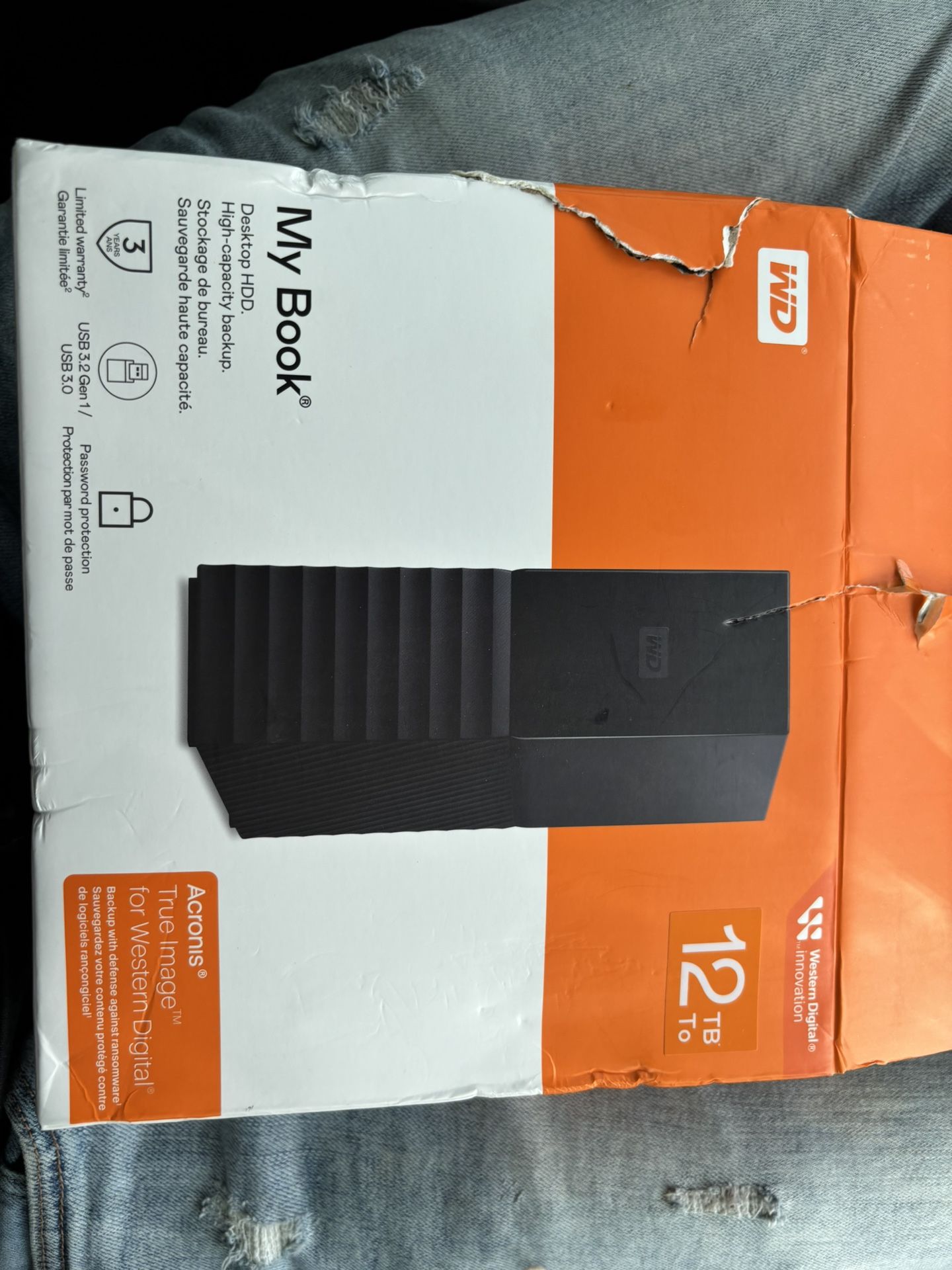My book 12 TB Storage Device (Gaming/Personal Computer)