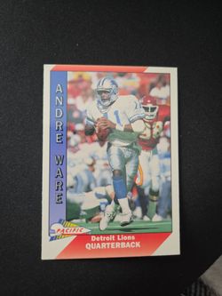 Andre Ware Pacific NFL Trading Card Detroit Lions