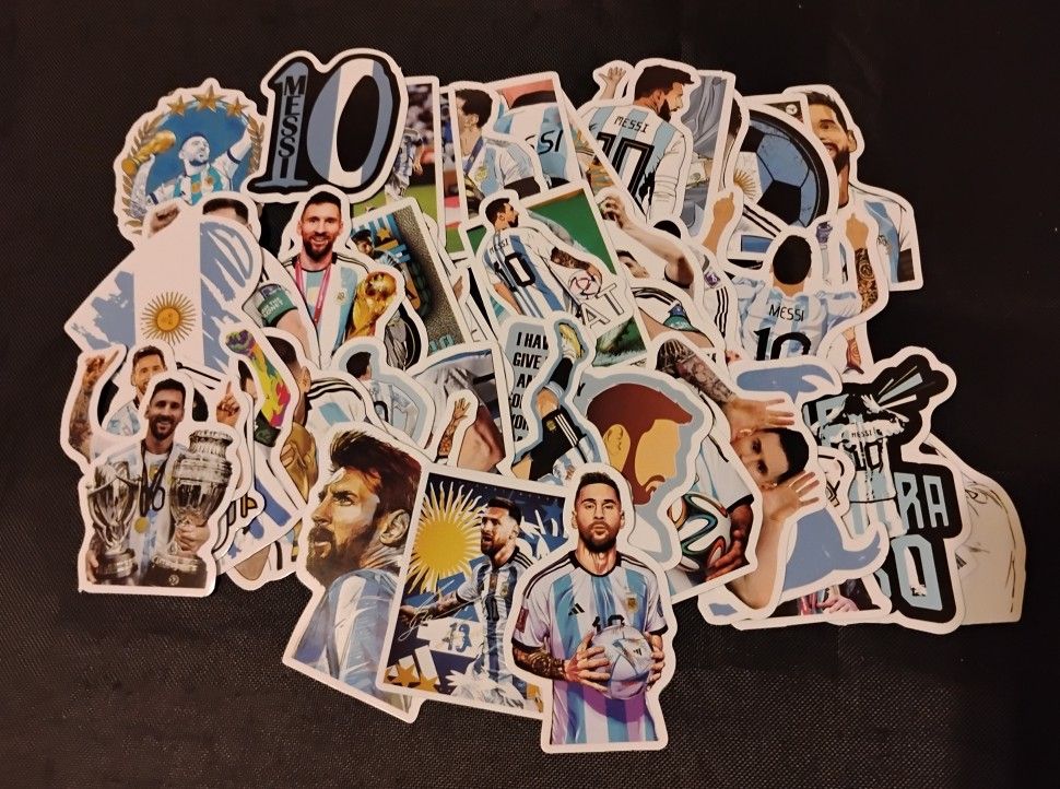 Lionel Messi Sticker lot of 50