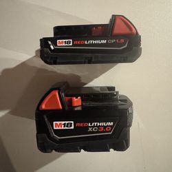 Milwaukee batteries