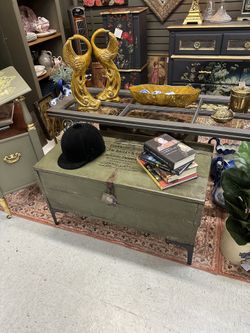 Custom Antique Trunk/coffee Table