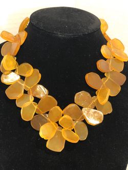 Vintage lucite necklace
