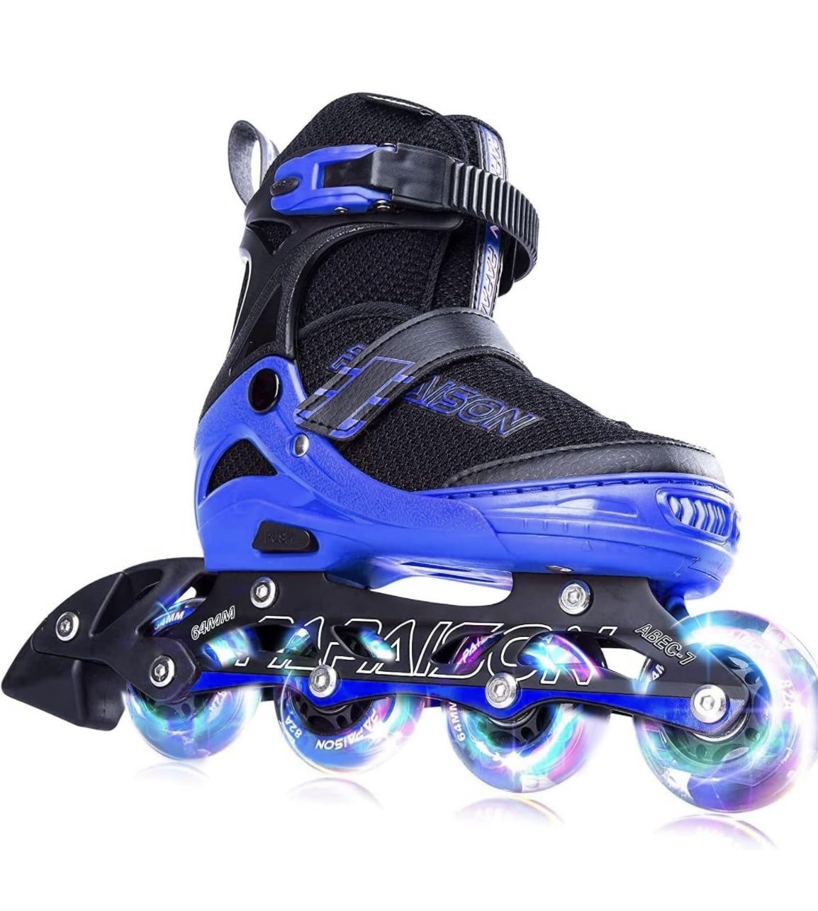 PAPAISON Adjustable Inline Skates for Adults with Full Light