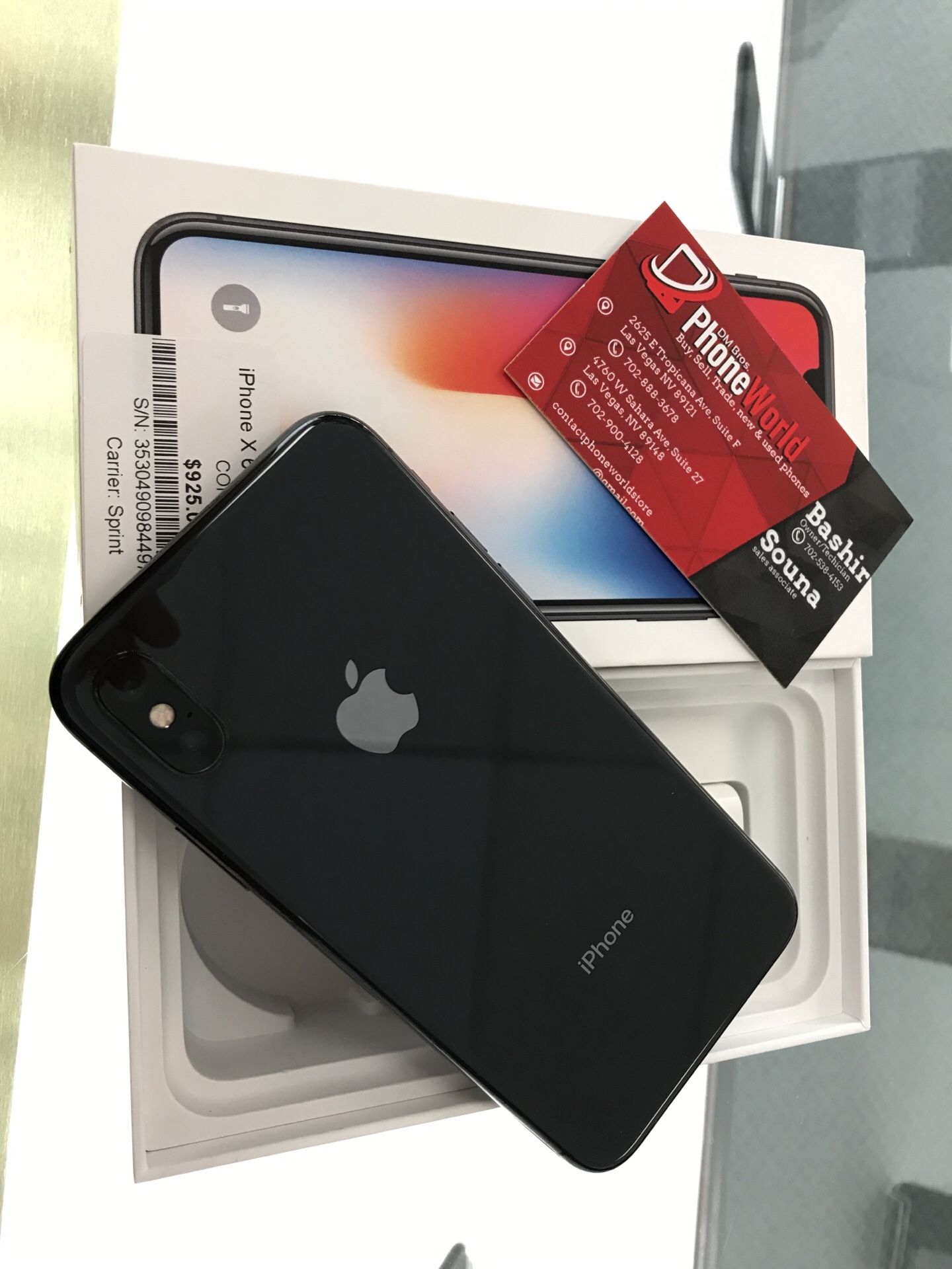 iPhone X 64GB Space Gray Sprint