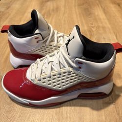 Nike Air Jordan Maxim 200 White Red Basketball CLEAN CD6107 105 Mens Size 9