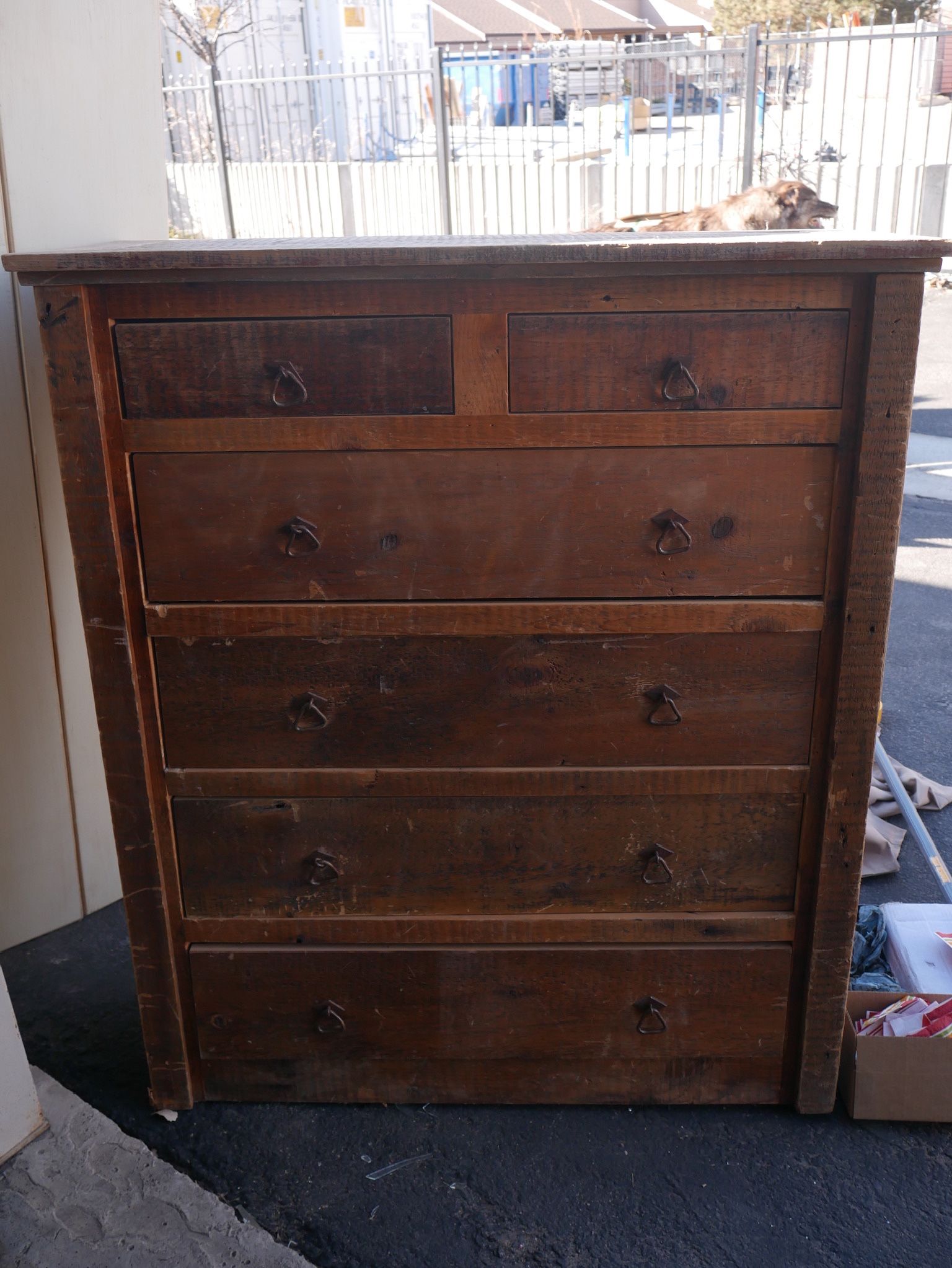 Antique Reclaimed Barnwood Dresser