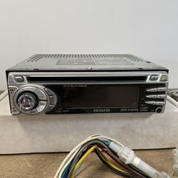 Aiwa CDC-X227 Car Stereo CD Receiver AUX 180W H-Bass w/ Wiring Harness