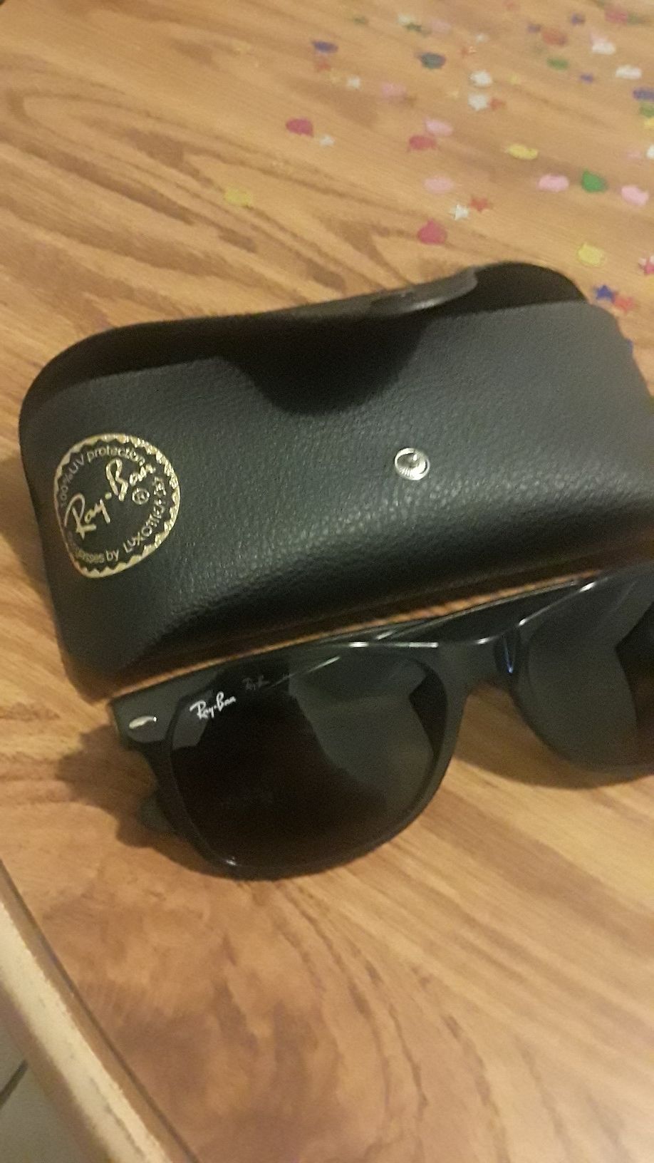 Ray-Ban New Wayfarer sunglasses.