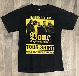 Bone Thugs N Harmony T-shirt LIMITED EDITION Tour Official concert rap tee small