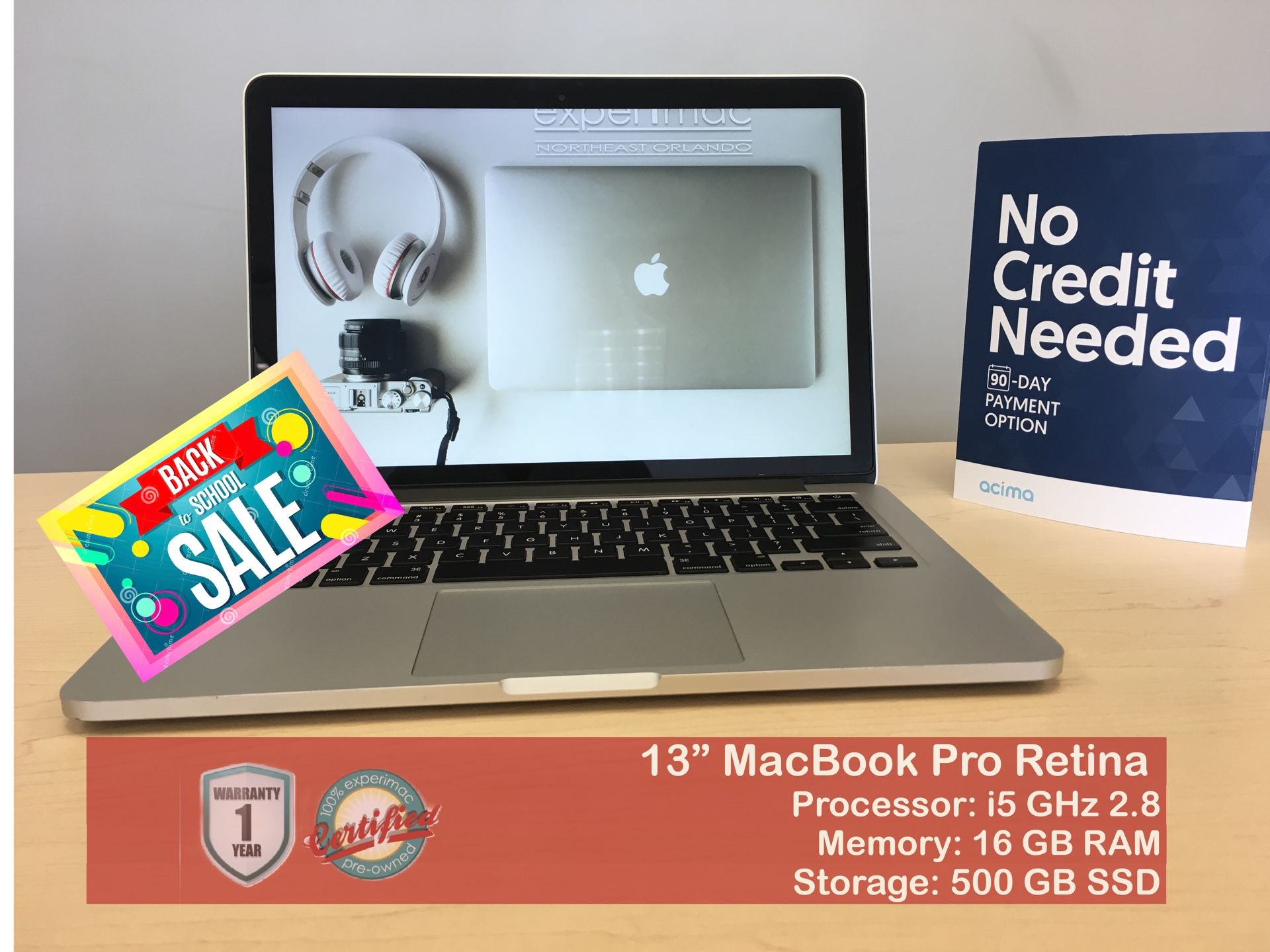 13”MacBook Pro Retina