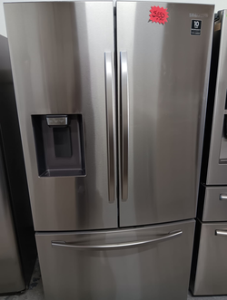 Samsung French Door Fridge – Stainless, Ice/Water, Clean