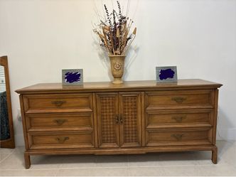 Wood Dresser and side tables