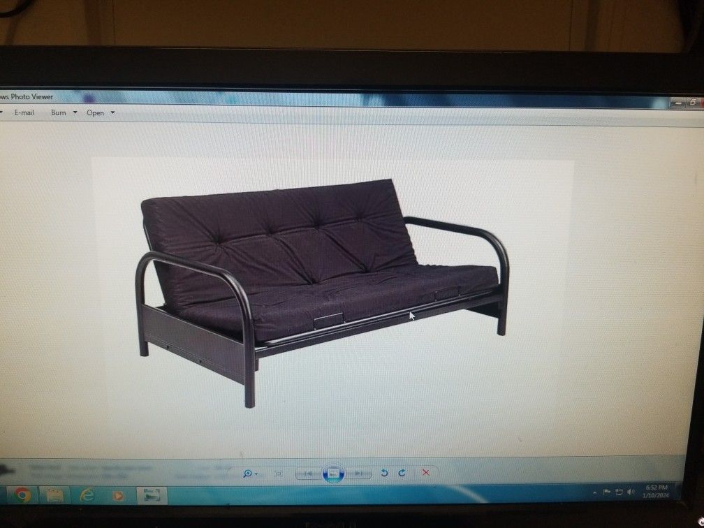 Black Metak Futon For Sale