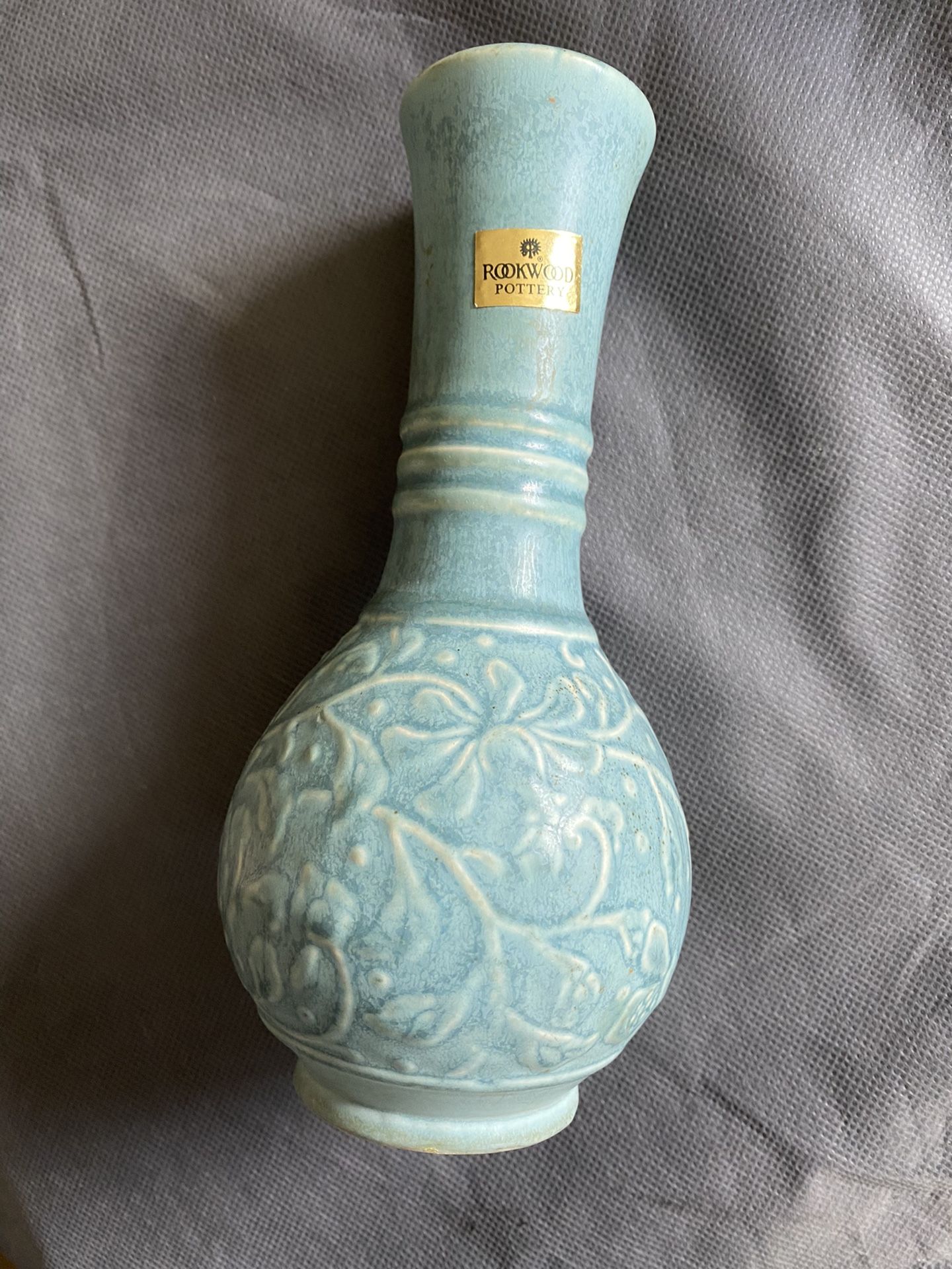 Vintage Rookwood Pottery Made in The 1940’s Excellent Condition Turquoise Blue