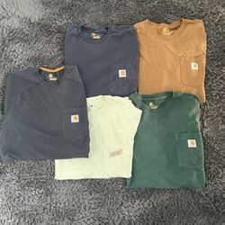 Carhartt Shirt lot of 5 Vintage