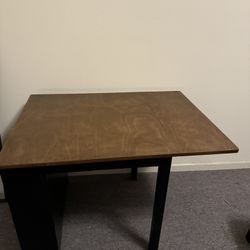 Small Adjustable Kitchen Table With One Chair