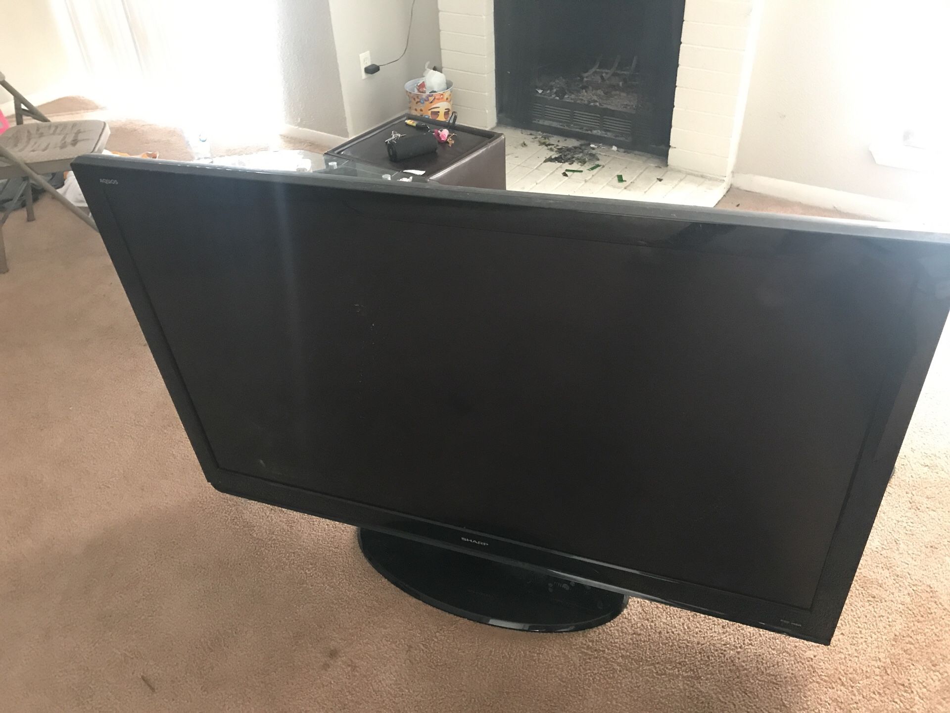 60” Sharp 4K!!! 1080p Aquos TV { needs annual service}