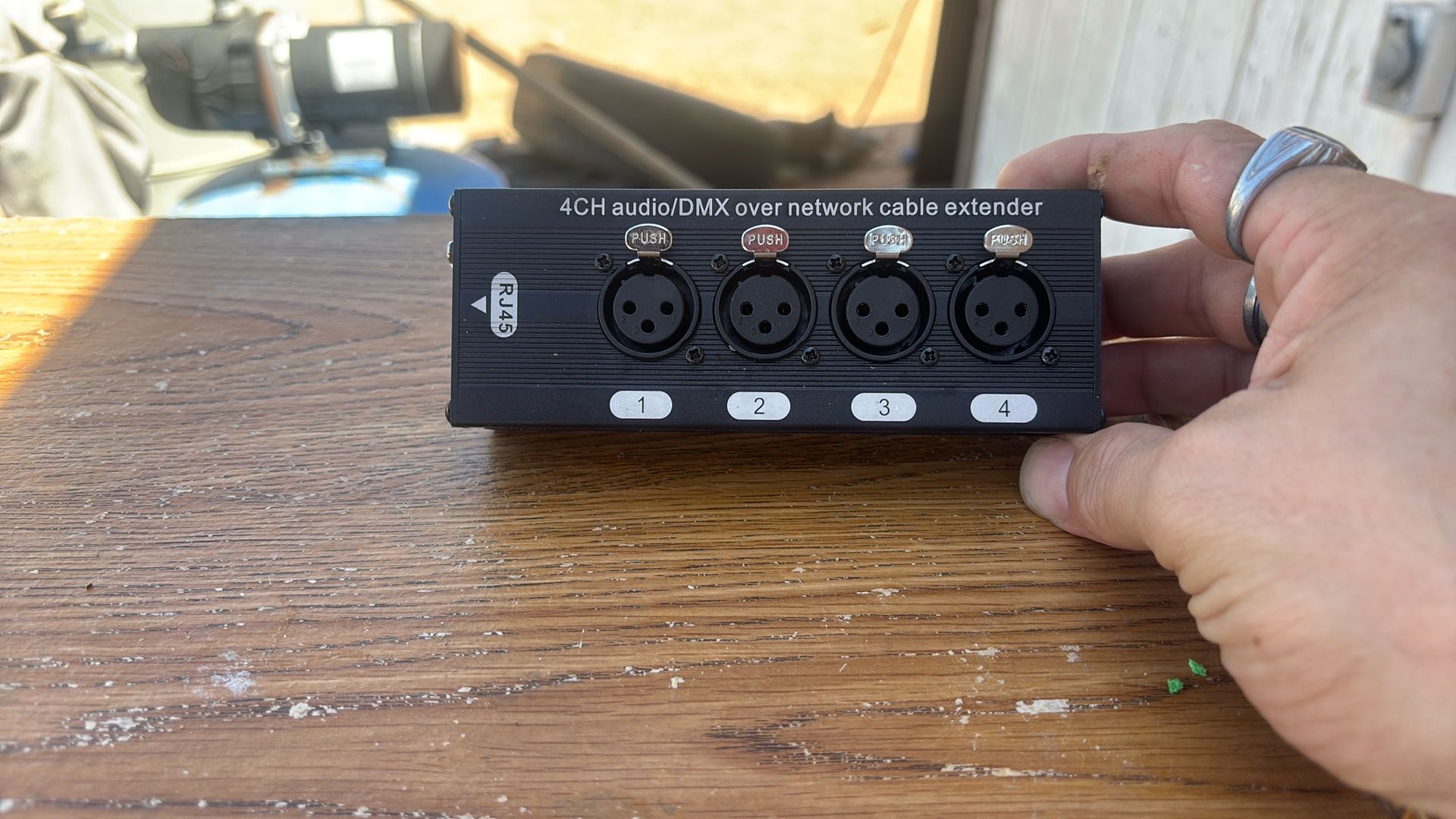 Audio 4ch DMX Over Network Cable Extender