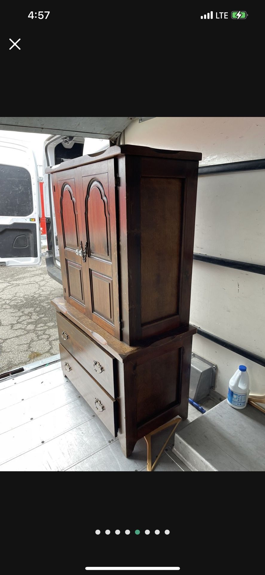 Antique Cabinet Solid Wood 