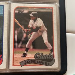 Topps Giants Jose Urbise Baseball Card