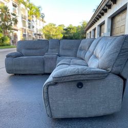 Couch/Sofa Sectional - Recliners - Gray - Havertys - Delivery Available 🚛