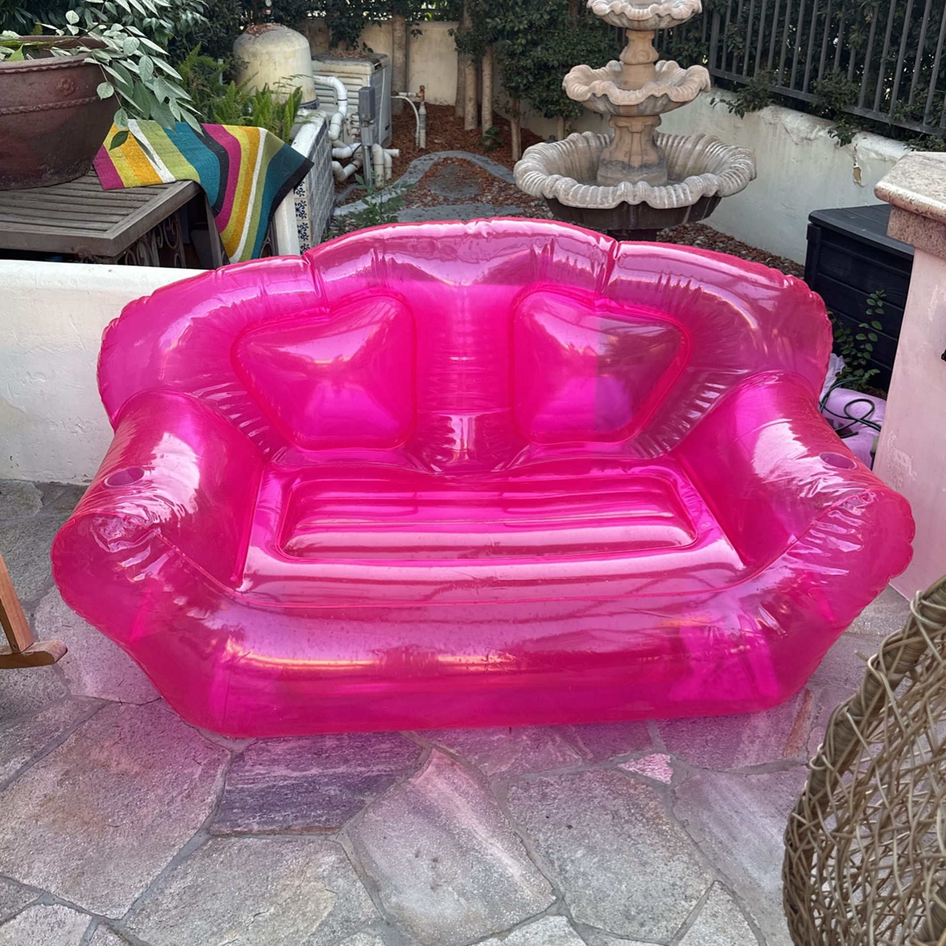 Inflatable Pink Couch