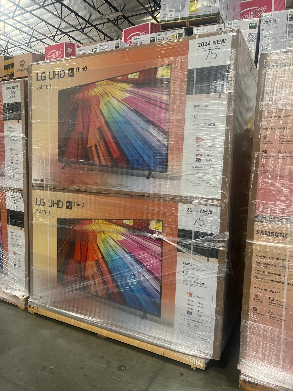 75” LG UT80 4K UHD Smart Tv