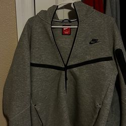 Gray nike tech jacket