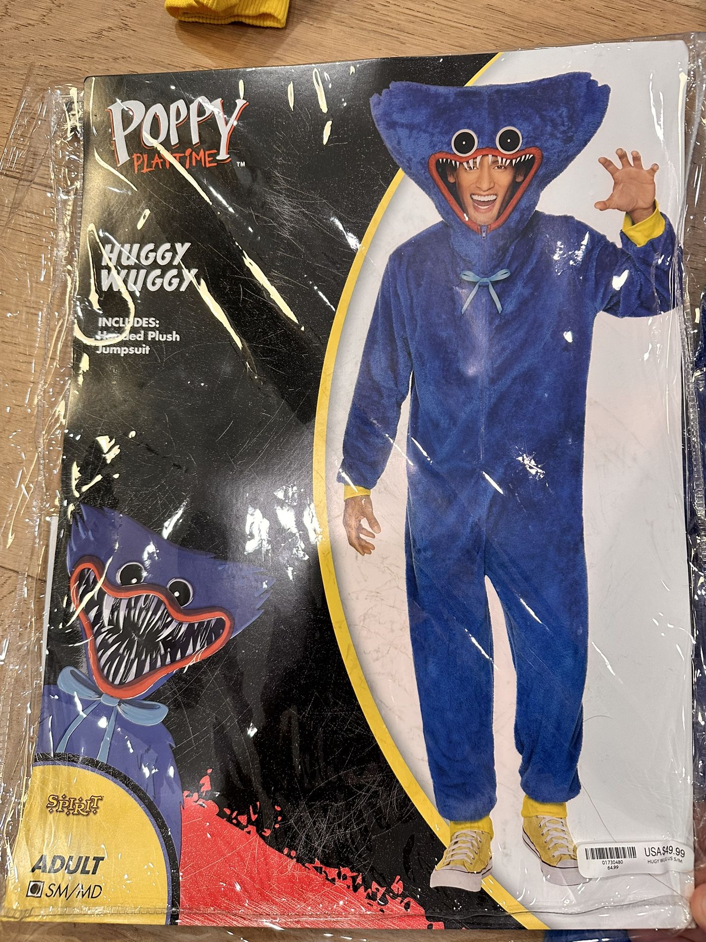 Poppy Playtime Huggy Wuggy Costume - Adult S/M