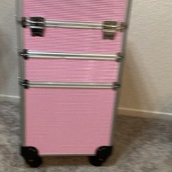 Pink Nail Travel Case 