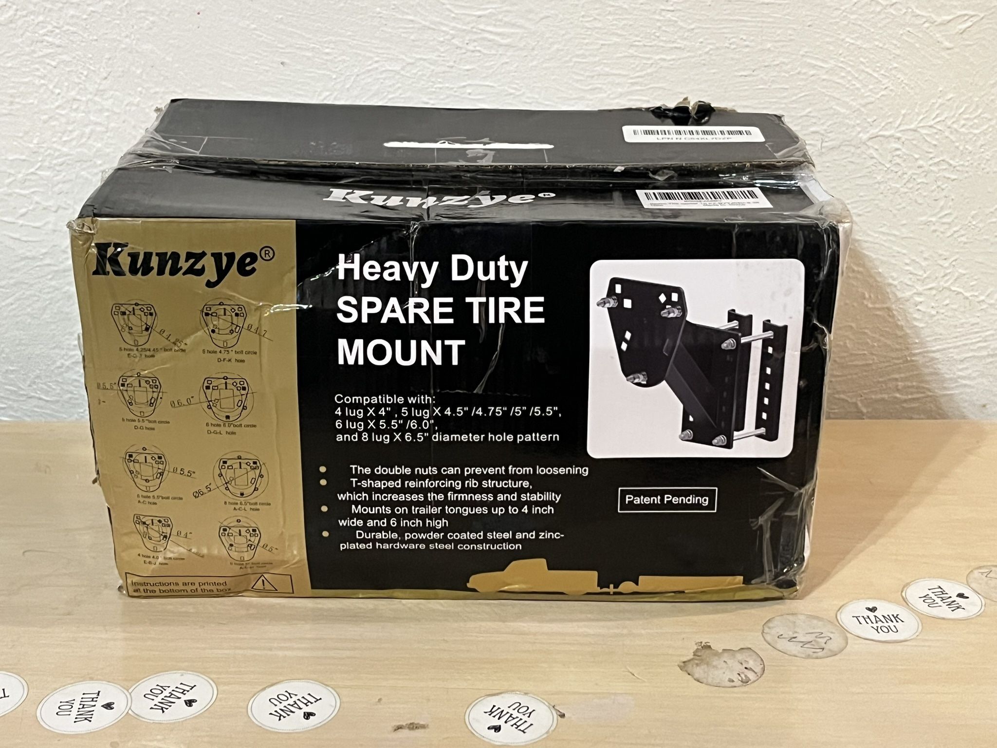 Heavy Duty Spare Tire Mount