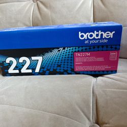 Brother Genuine TN227M, High Yield Toner Cartridge Replacement Magenta Toner 227