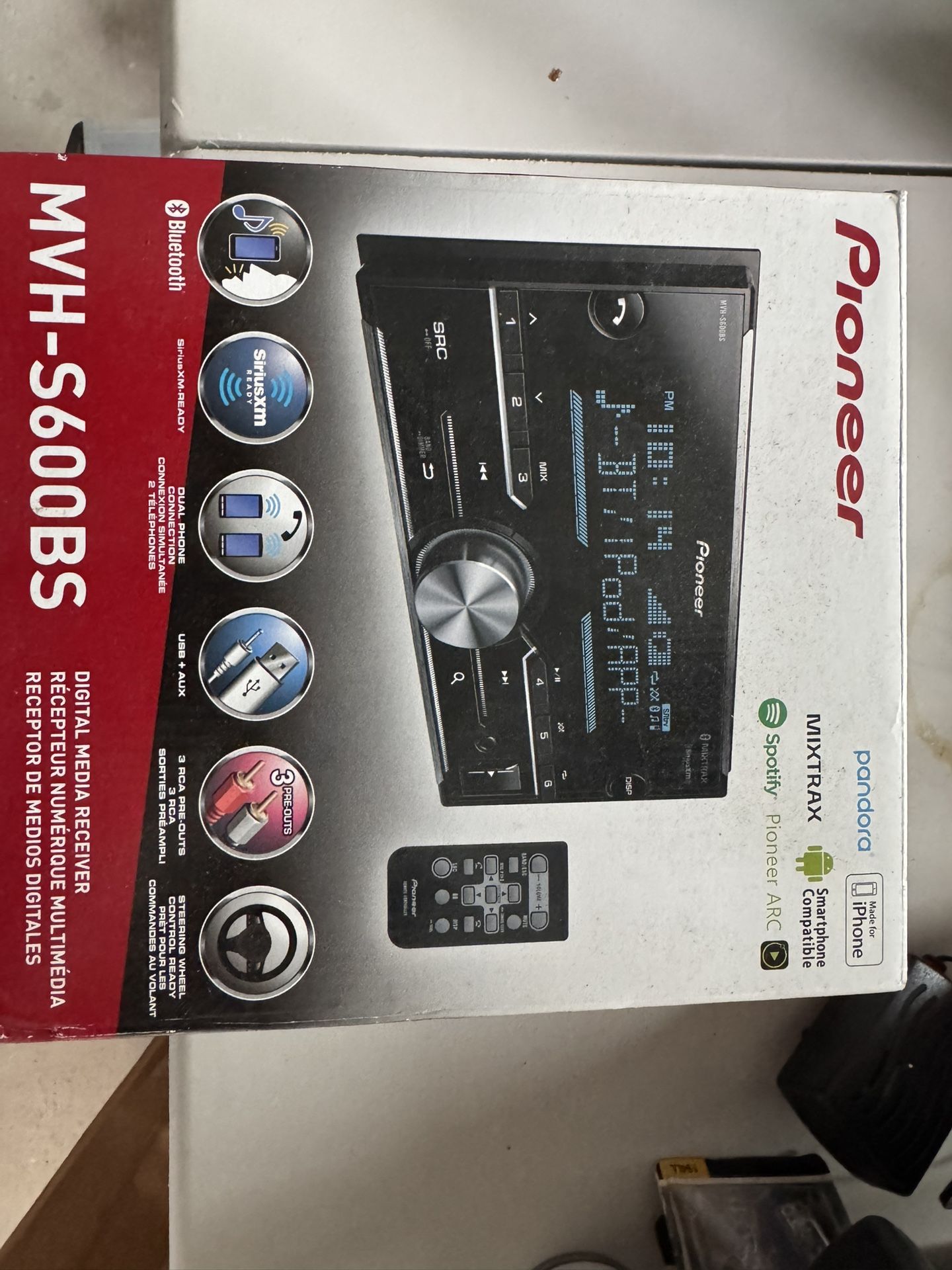 Pioneer Double Din Car Head Unit