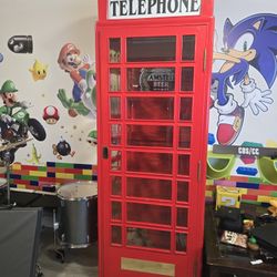 British Phone Booth - Red full size