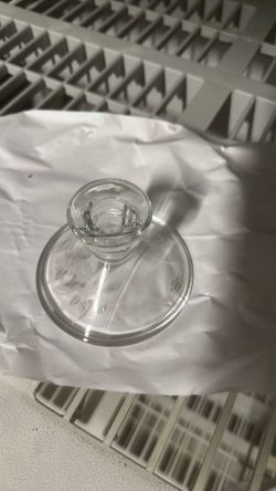 Clear Glass Taper Candle Holde