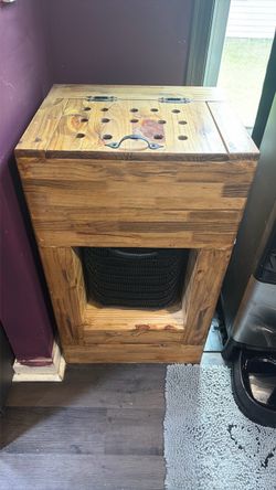 Rustic Wooden potato and onion Cabinet