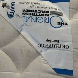 Original Mattress Factory King size mattress and box springs