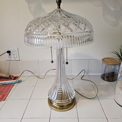 Antique Waterford Berkshire Crystal Lamp