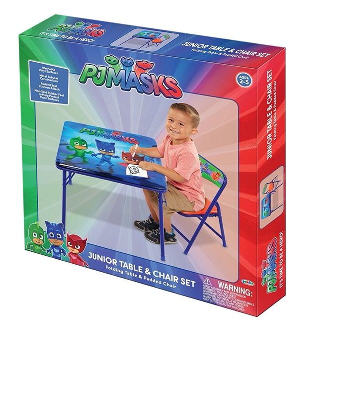 Kids table with chair for tjmasks
