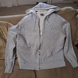 Faded Glory XL Gray Zipper Hoodie $10