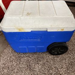 Coleman Cooler On Wheels 
