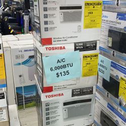 Toshiba  window  Air Conditioner 6000BTU