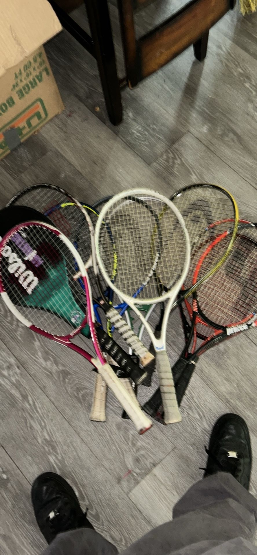Tennis Rack Is $10 Apiece. I Got Eight Of Them.