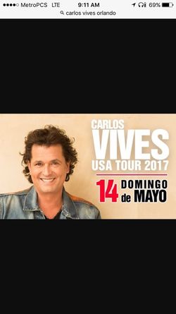 Concierto Carlos Vives Amway Center