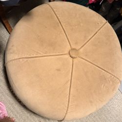 Vintage Light Pink Ottoman